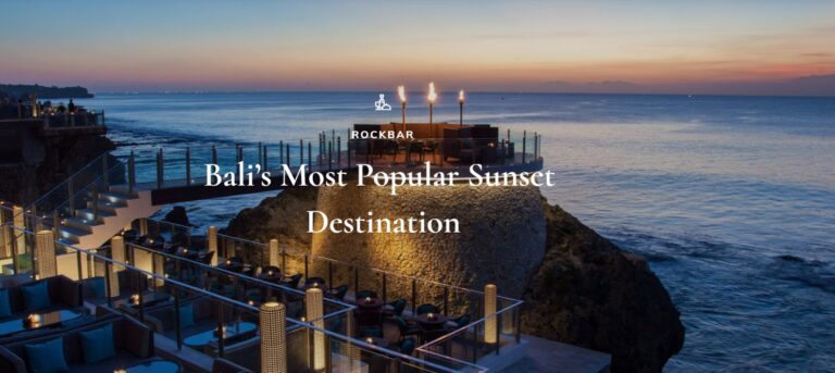 Rock Bars Bali A Unique Dining Experience